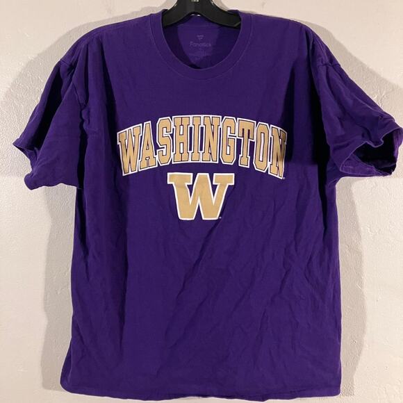 Fanatics University of Washington Huskies Purple‎ and Gold Graphic Tee - Picture 1 of 5